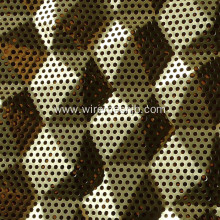 Perforated Concave Steel Decorative Sheets